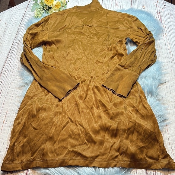 NWT Anthropologie Pilcro Long Sleeve Silky Mini Dress sz 2 - Picture 13 of 13